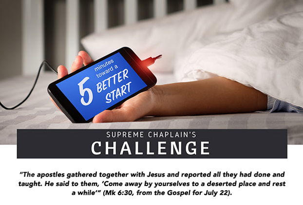 Supreme Chaplain’s Challenge – 5 Minutes to a Better Start