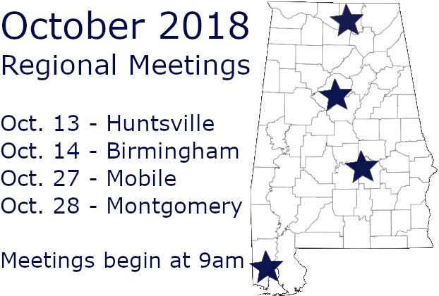 Agenda for October 2018 Regional Meetings