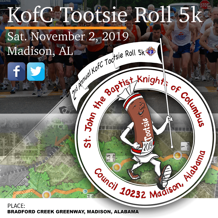 “Tootsie Roll” 5K Run/Walk in support of Madison City Schools Intellectual Disabilities students
